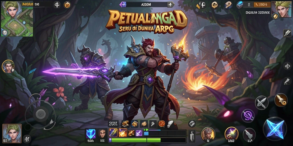 Tampilan gameplay A200M dengan pertarungan yang mendebarkan.