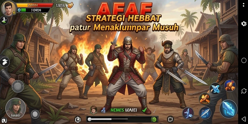 Tampilan menarik AFAF dengan gameplay strategi yang mendebarkan.