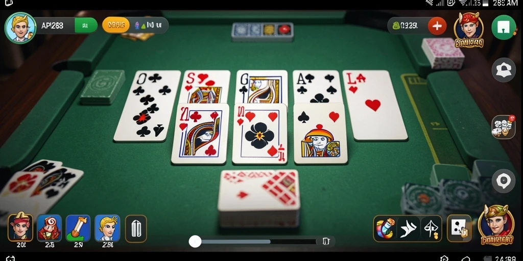 Tampilan gameplay seru dalam game Domino API288.