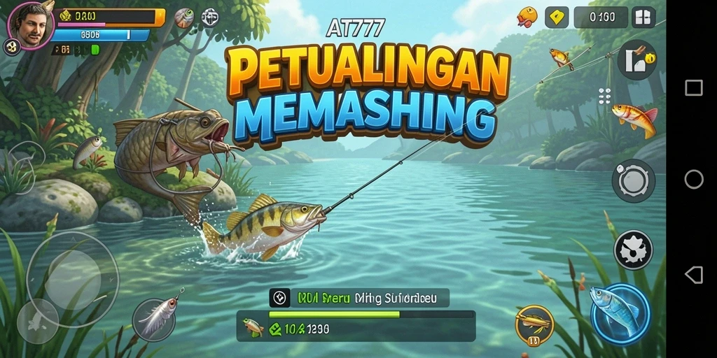 Tampilan menarik dari gameplay AT777 yang menunjukkan aktivitas memancing.