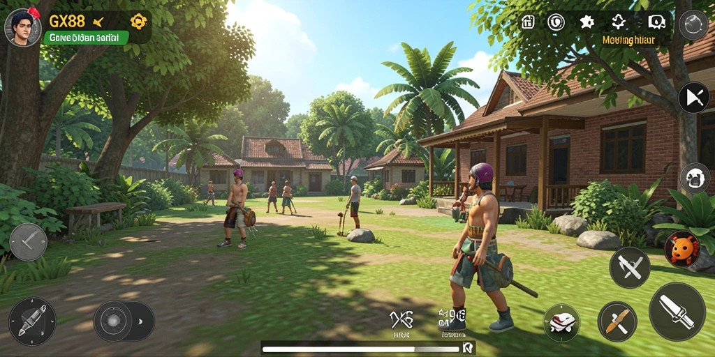 Gameplay GX88 yang cerah dan menghibur dengan tantangan menarik.