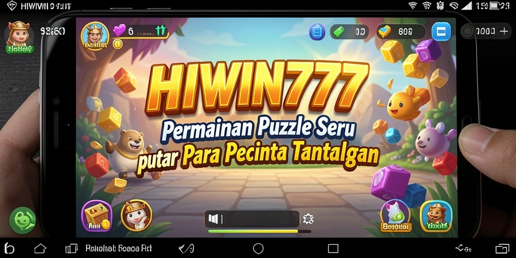 Tampilan gameplay HIWIN777 yang menantang dan penuh warna.