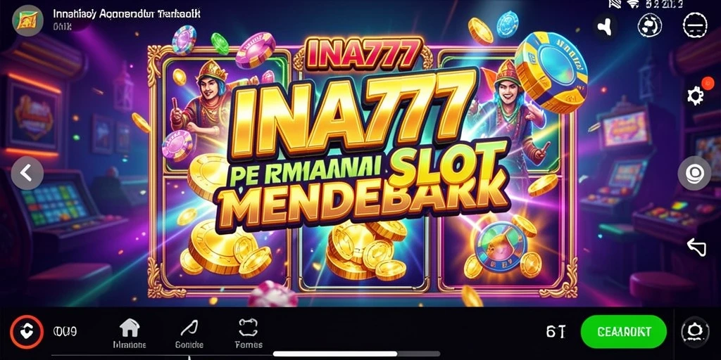 Tampilan gameplay menarik dari aplikasi Slot INA777.
