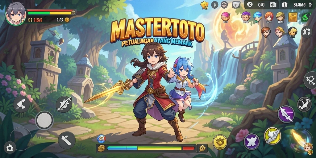 Tampilan menakjubkan dari gameplay MASTERTOTO yang penuh aksi Anime.