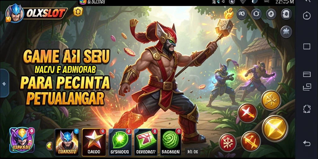 Tampilan gameplay menegangkan di OLXSLOT yang penuh aksi.