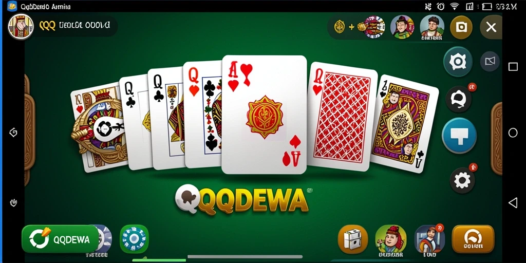 Tampilan gameplay seru dalam QQDEWA yang mengasyikkan.