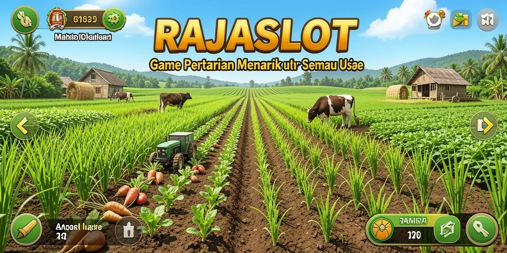 Gameplay seru RAJASLOTO yang penuh warna dan interaksi.