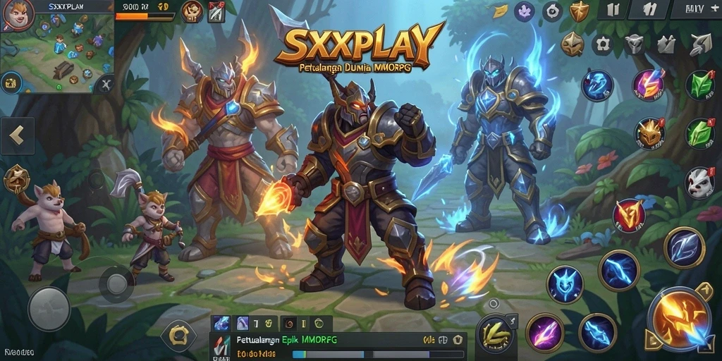 Gameplay SXXPLAY yang penuh aksi dan strategi menarik.