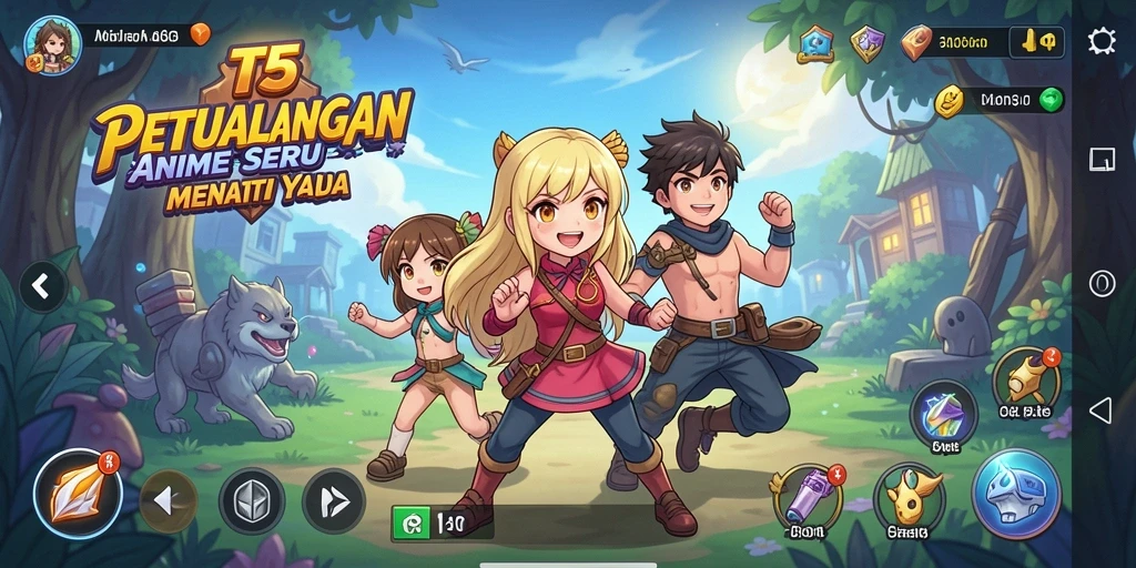 Tampilan gameplay T6 yang menakjubkan dengan karakter Anime yang menarik.