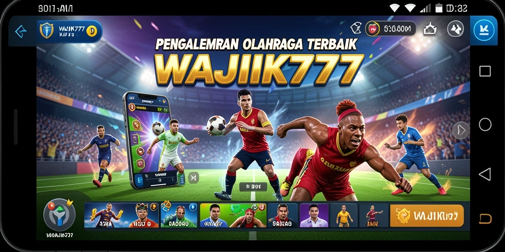 Tampilan gameplay seru di WAJIK777 dengan aksi olahraga mendebarkan.