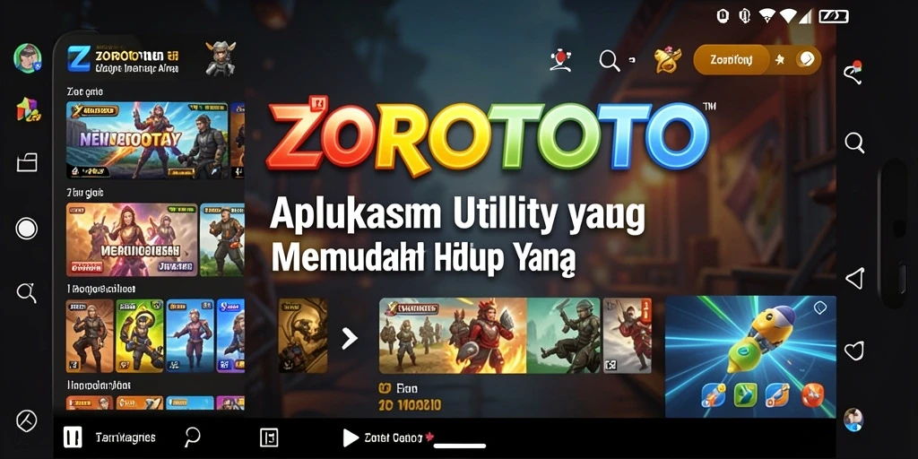 Screenshot gameplay ZOROTOTO menampilkan pengaturan tugas dan pengingat.